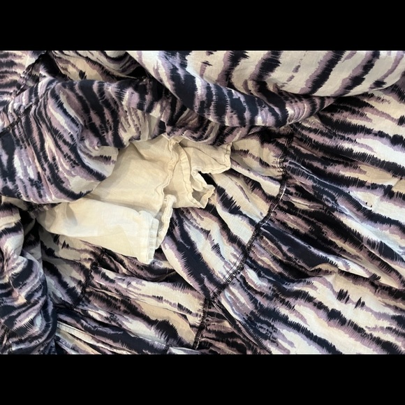 Maxi broom crinkle stick skirt Womens boho maxi skirt tiered ruffle size… - Picture 7 of 7